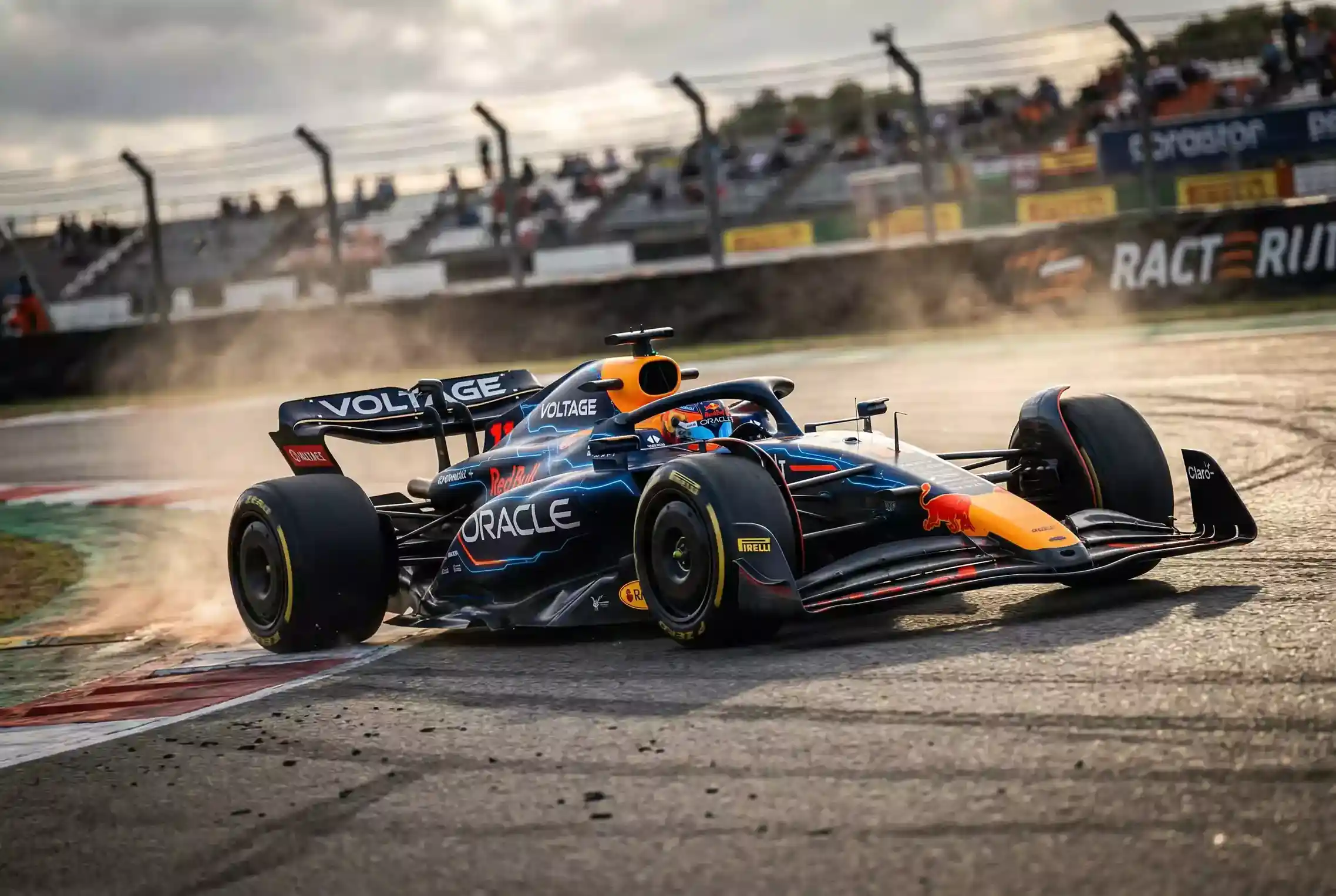 Nuevo monoplaza de F1 2026 con aerodinámica activa en pista